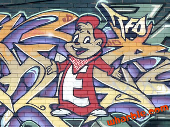 Alvin Chipmunk Graffiti