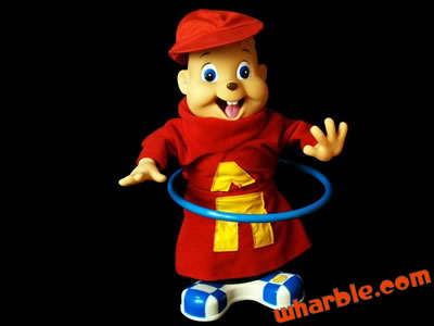 Alvin the Chipmunk Hula Hoop Singing Doll
