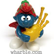 Bagpipes Smurf Figure
