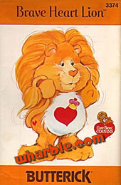 Brave Heart Lion Pattern