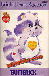 Bright Heart Raccoon Pattern