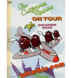 California Raisins Coloring Book