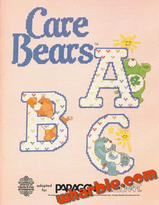 Care Bears Alphabet Cross Stitch