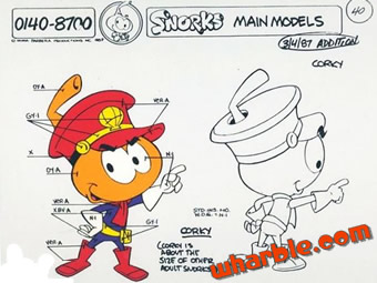 Snorks Model Sheets