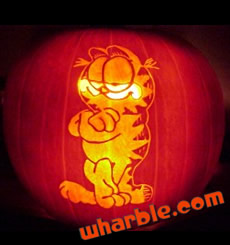 Garfield Jack-o-Lantern