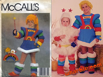 Handmade Rainbow Brite Costume