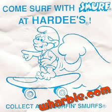 Hardee's Smurfs