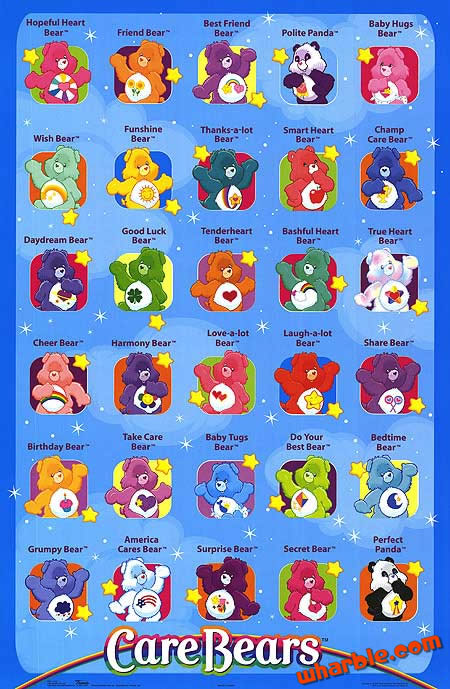 Care Bear Characters