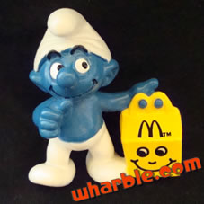 McDonalds Smurfs