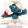 Popsicle Smurf Figure