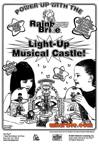Rainbow Brite Musical Castle