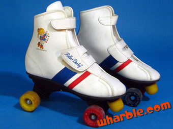 Rainbow Brite Roller Skates