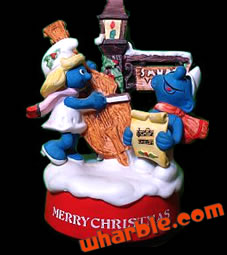 Christmas Smurf Music Box