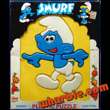 Smurf Plastic Puzzle
