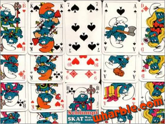 Smurf Playing Cards