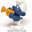 Trumpet Smurf Figure