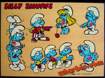Smurfs Wooden Puzzle
