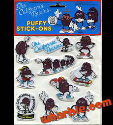 California Raisins Stickers