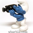 Video Camera Smurf Figure